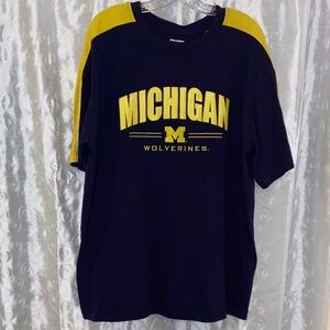 Pro Edge Michigan Wolverines Logo Shirt Men’s Size Large 🔥 BL1